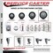 Service Caster 5 Inch Black Polyurethane Wheel Swivel 34 Inch Threaded Stem Caster with Brake SCC SCC-TS20S514-PPUB-BLK-TLB-34212 - alternate 2